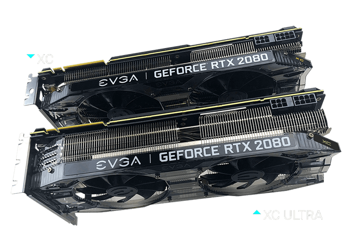 Slots de 2.75 das placas EVGA GeForce RTX