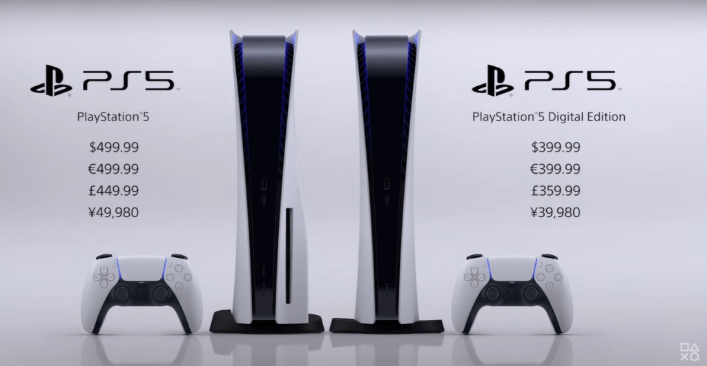 Valores do PlayStation 5