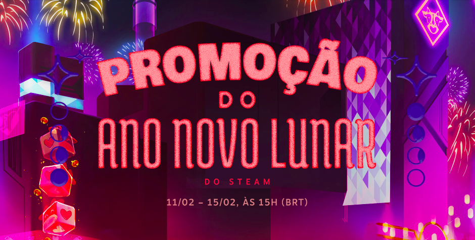 Promoção de Ano Novo Lunar da Steam tem descontos de até 85%