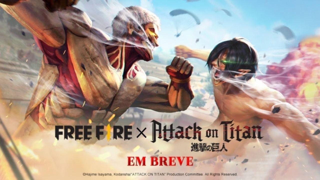 “Free Fire”: evento em parceria com “Shingeki no Kyojin” ganha detalhes