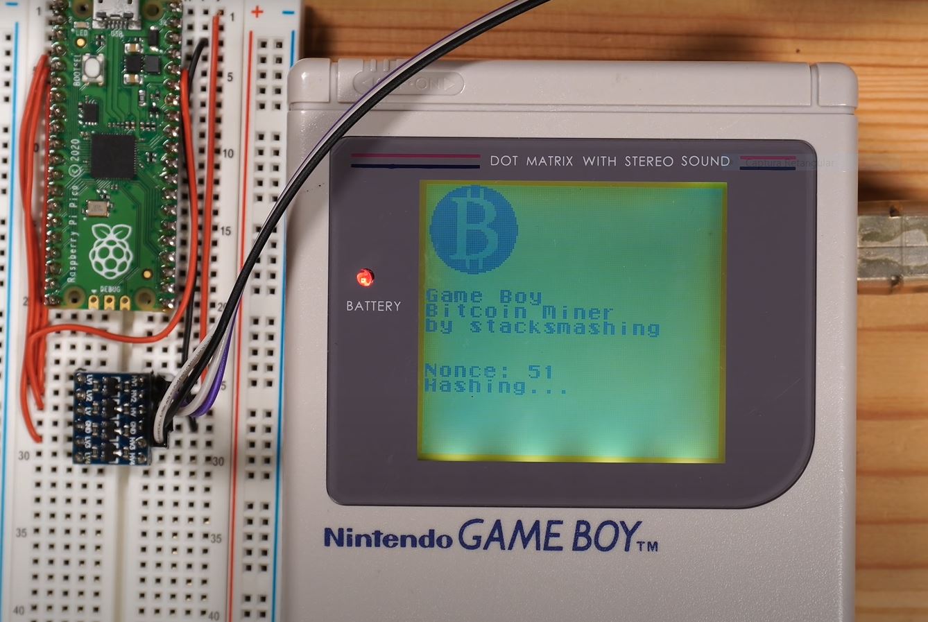 YouTuber consegue minerar Bitcoins com Game Boy