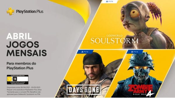 Jogos de abril da PlayStation Plus