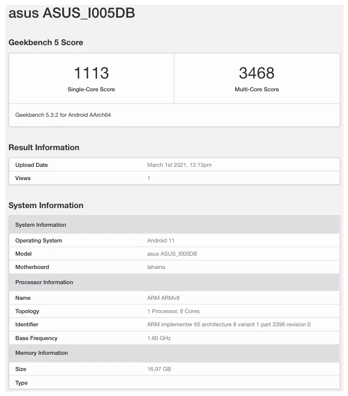 ROG Phone 5 - Benchmark