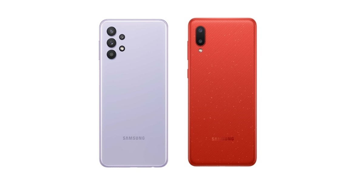 Galaxy A32 5G e Galaxy A02