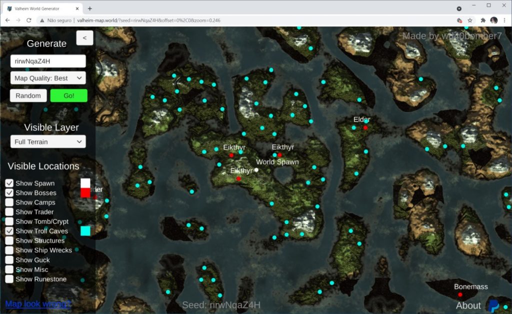 Como criar o mapa perfeito no Valheim - Passo 4