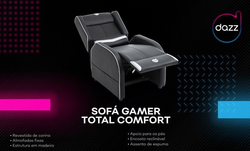 Sofá Gamer Total Comfort