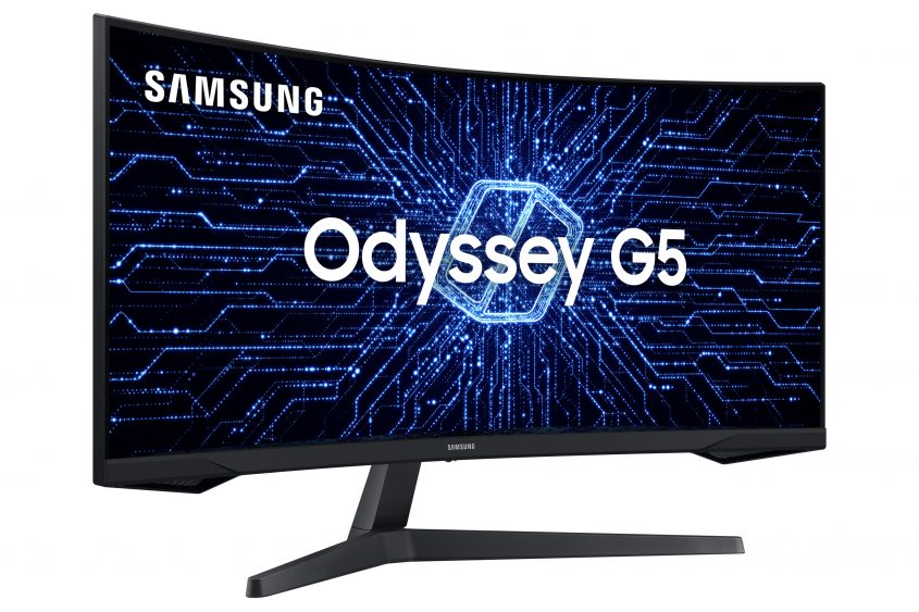 Samsung apresenta novo monitor gamer curvo de 34 polegadas