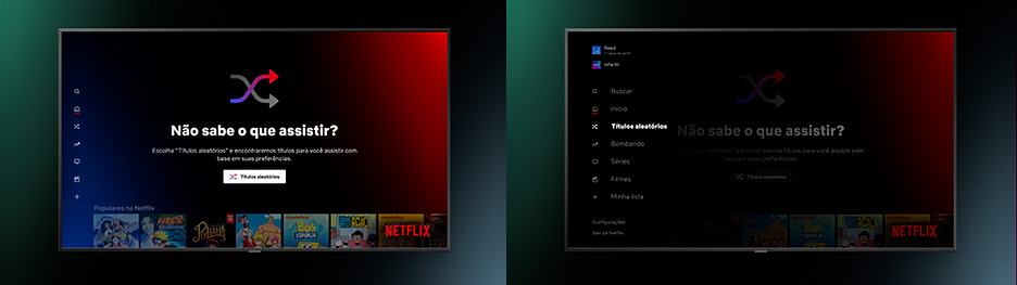 Netflix lança função de reprodução aleatória
