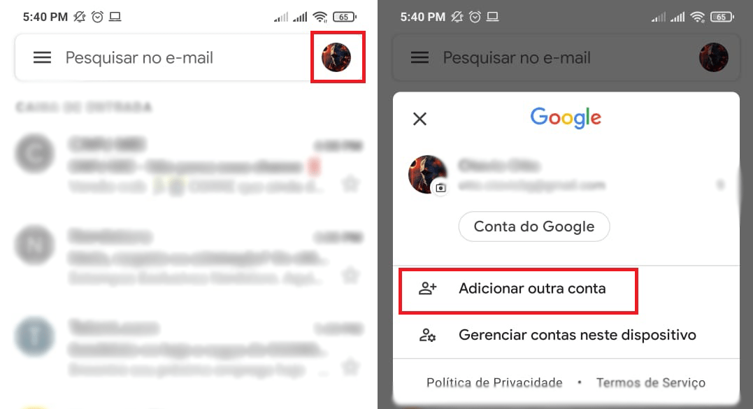 Como criar um email pelo celular (Gmail)