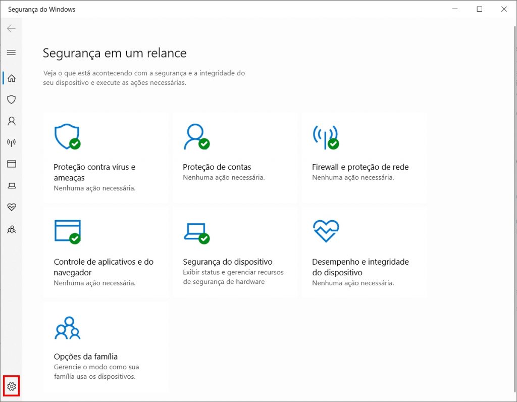 Como verificar a versão do Windows Defender - Passo 4