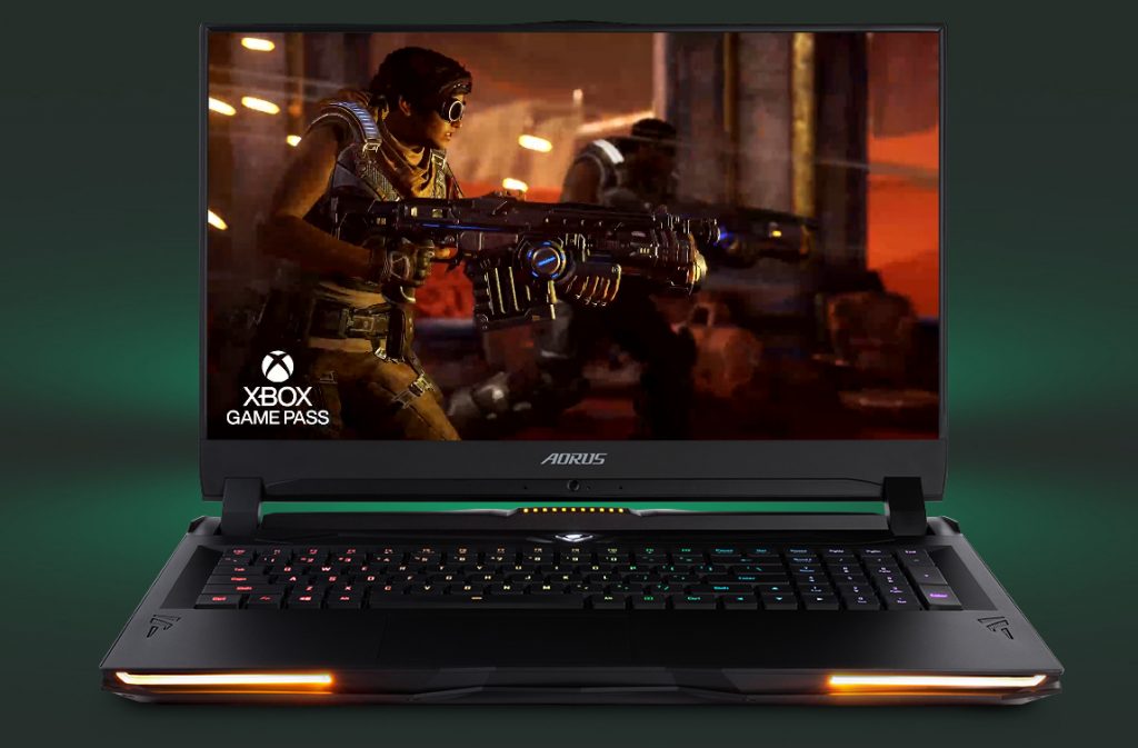 Notebook Aorus 17X - acabamento