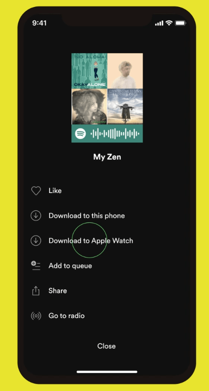Spotify libera download de músicas direto no Apple Watch