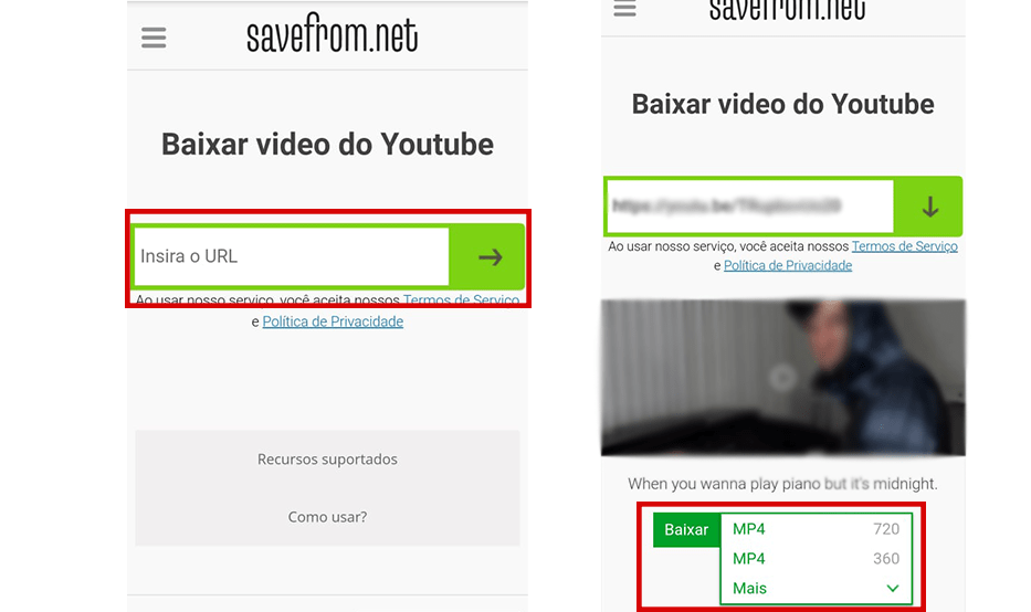 Como baixar vídeos do YouTube no celular - Passo 2