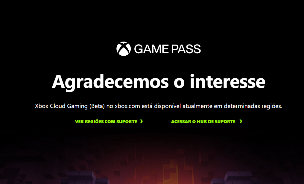 Xbox Cloud Gaming chega a mais dispositivos, mas não no Brasil