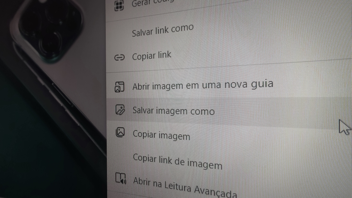 Como salvar uma foto da internet