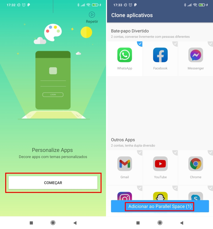 Como ter 2 WhatsApp no mesmo celular - Passo 3