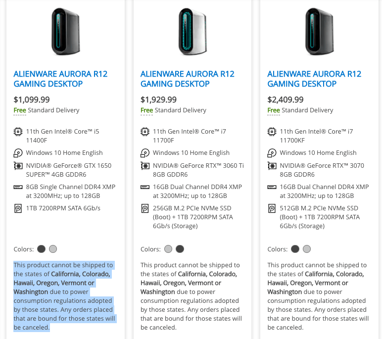 Venda de PCs gamers é proibida em alguns estados dos EUA; entenda