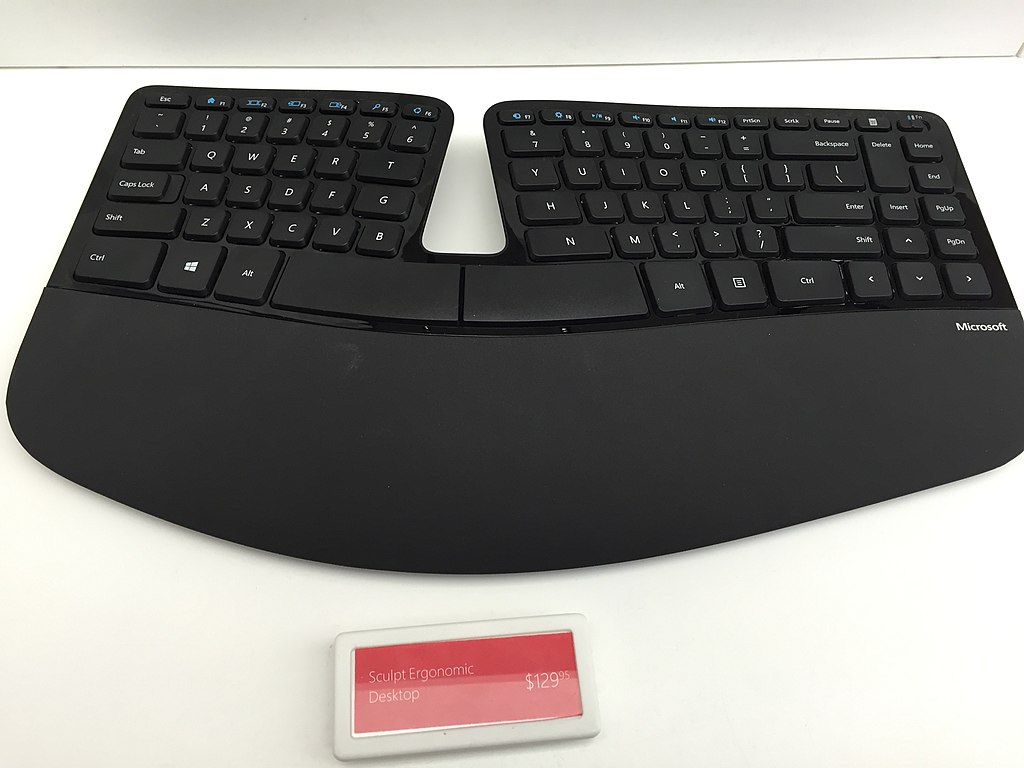 Teclado ergonômico