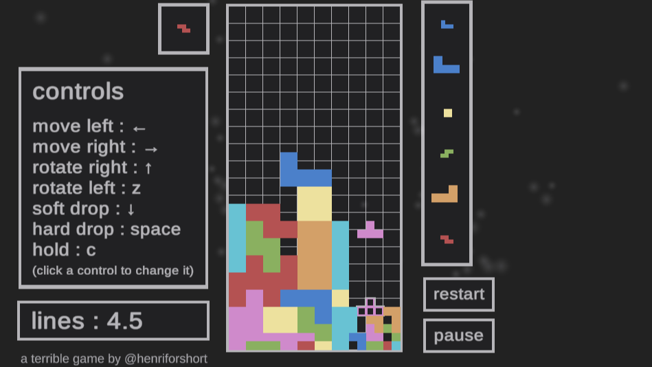 Tetrible reinventa a experiência de jogar Tetris