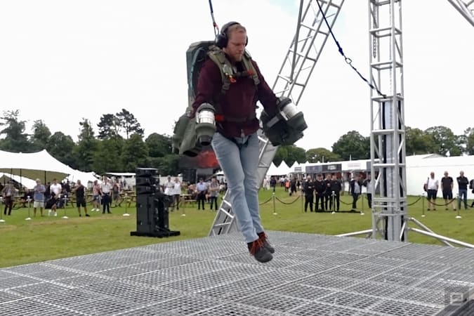 Teste de jetpack mostra como você pode voar no futuro