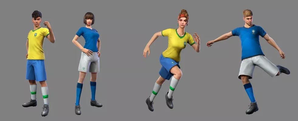 Golaço! Free Fire é o novo patrocinador da Seleção Brasileira