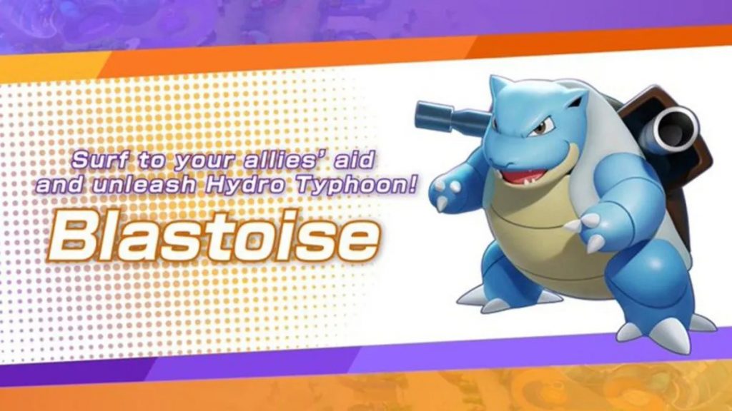 Ilustração do novo personagem Blastoise