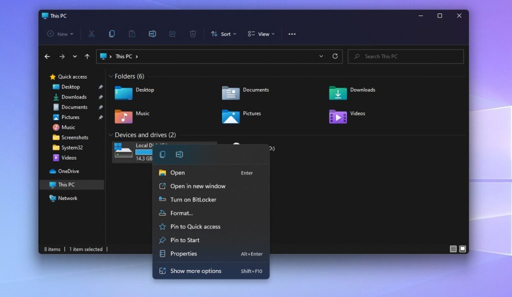 Atualização do Windows 11 deixa menu de contexto mais compacto