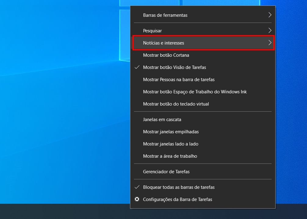 Como corrigir o problema do alt tab no Windows 10 - Passo 1