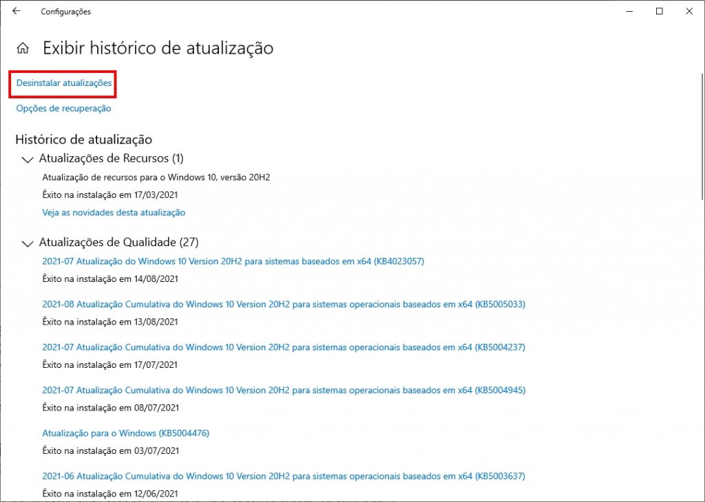 Como corrigir o problema do alt tab no Windows 10 - Passo 5