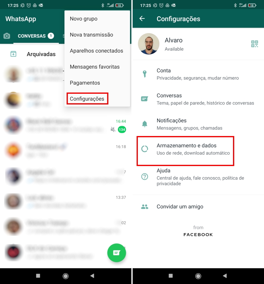 Como mandar imagens em alta qualidade no WhatsApp - Passo 1 (método oficial)