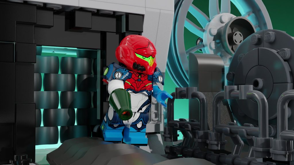 Projeto de Lego baseado no game Metroid Dread