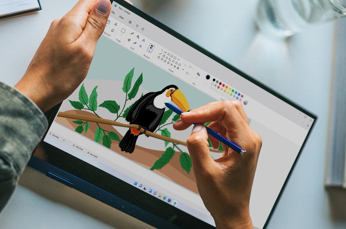 Novo layout do Microsoft Paint para Windows 11