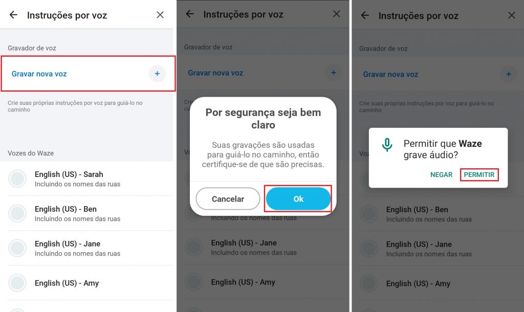 Passo a passo para comando de voz no Waze