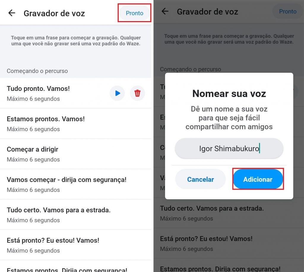 Passo a passo para comando de voz no Waze 4