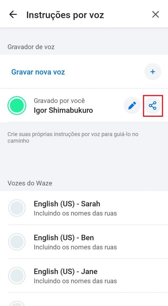 Passo a passo para comando de voz no Waze 5