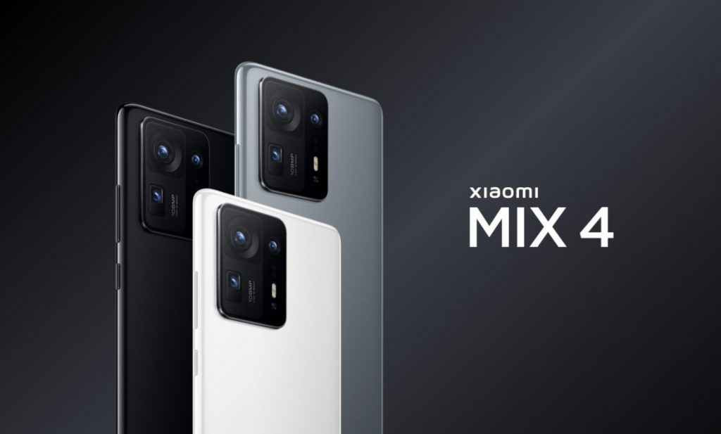 Ilustração do smartphone Xiaomi Mix 4