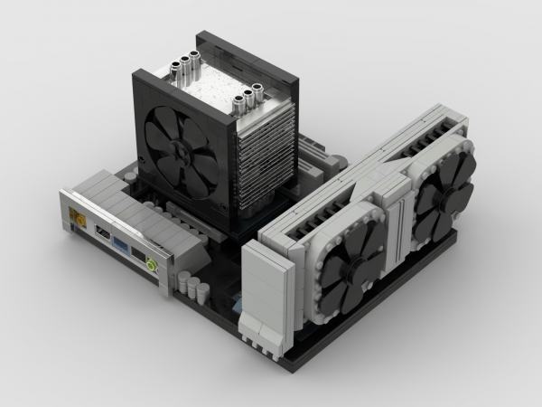 Fã cria réplica incrível de PC em Lego que pode virar brinquedo real