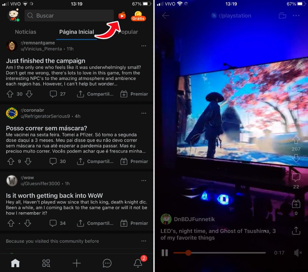 Reddit aposta em vídeos à la TikTok em seu aplicativo mobile