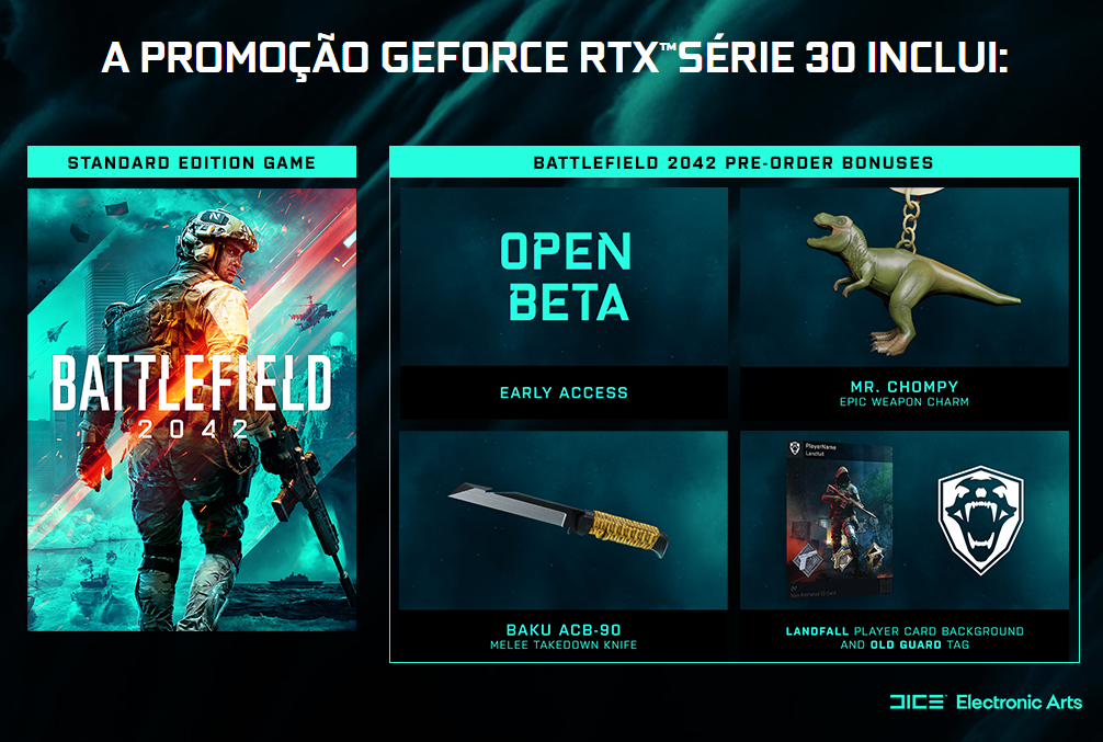 Quer jogar Battlefield 2042 de graça? Basta comprar um PC com RTX 30