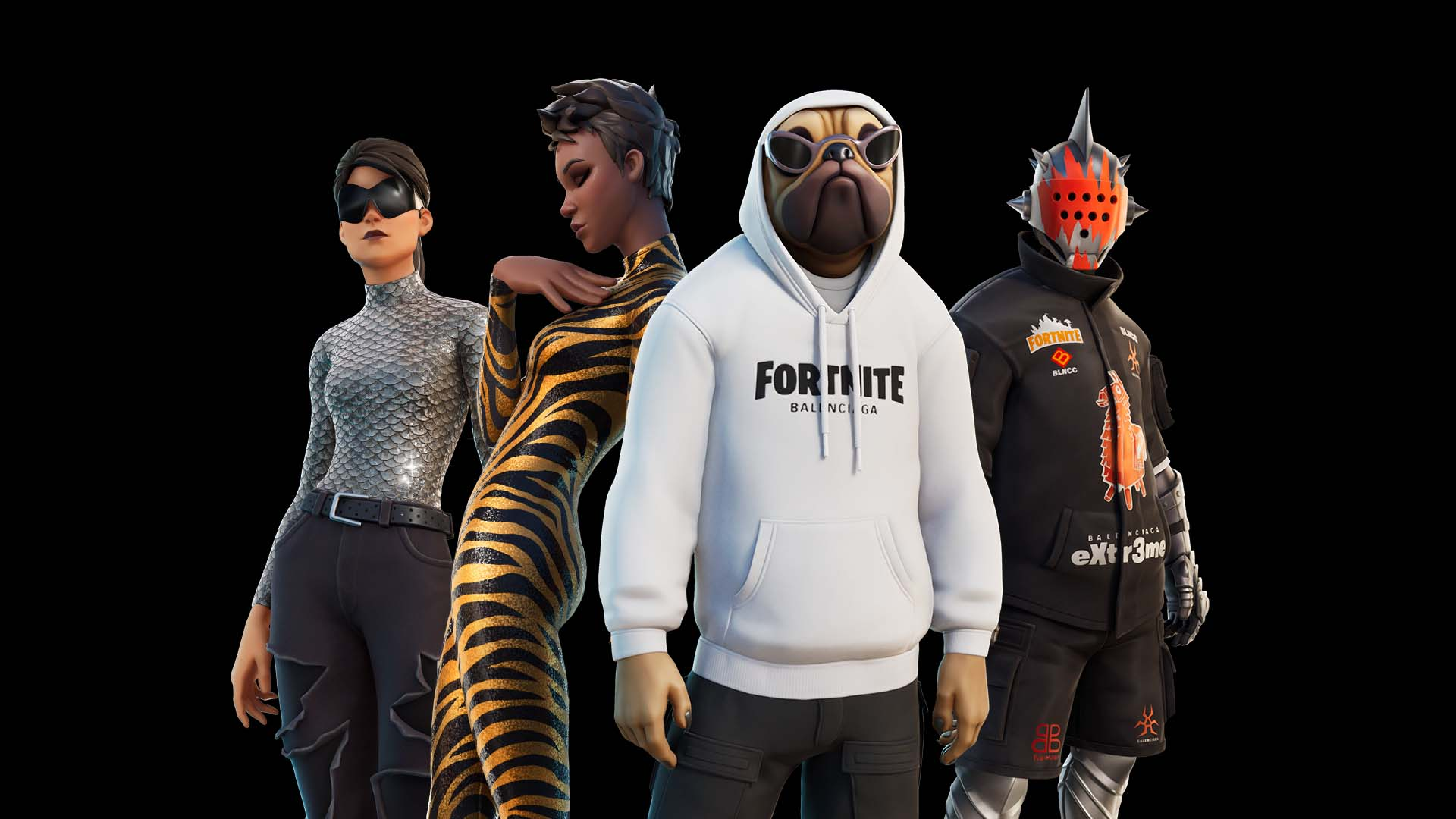 Coleção Fortnite e Balenciaga