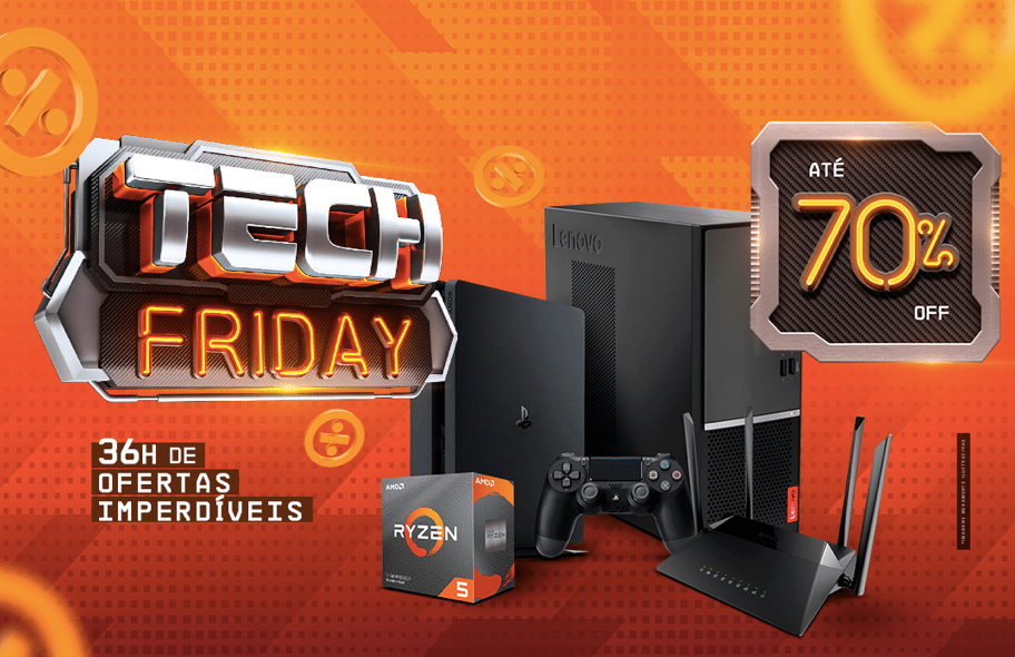 Tech Friday: KaBuM! anuncia 36 horas com ofertas de até 70%