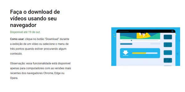 YouTube - Download de vídeos no navegador