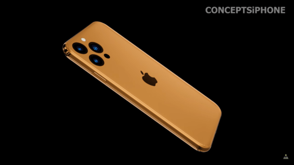 Conceito de iPhone deslizável