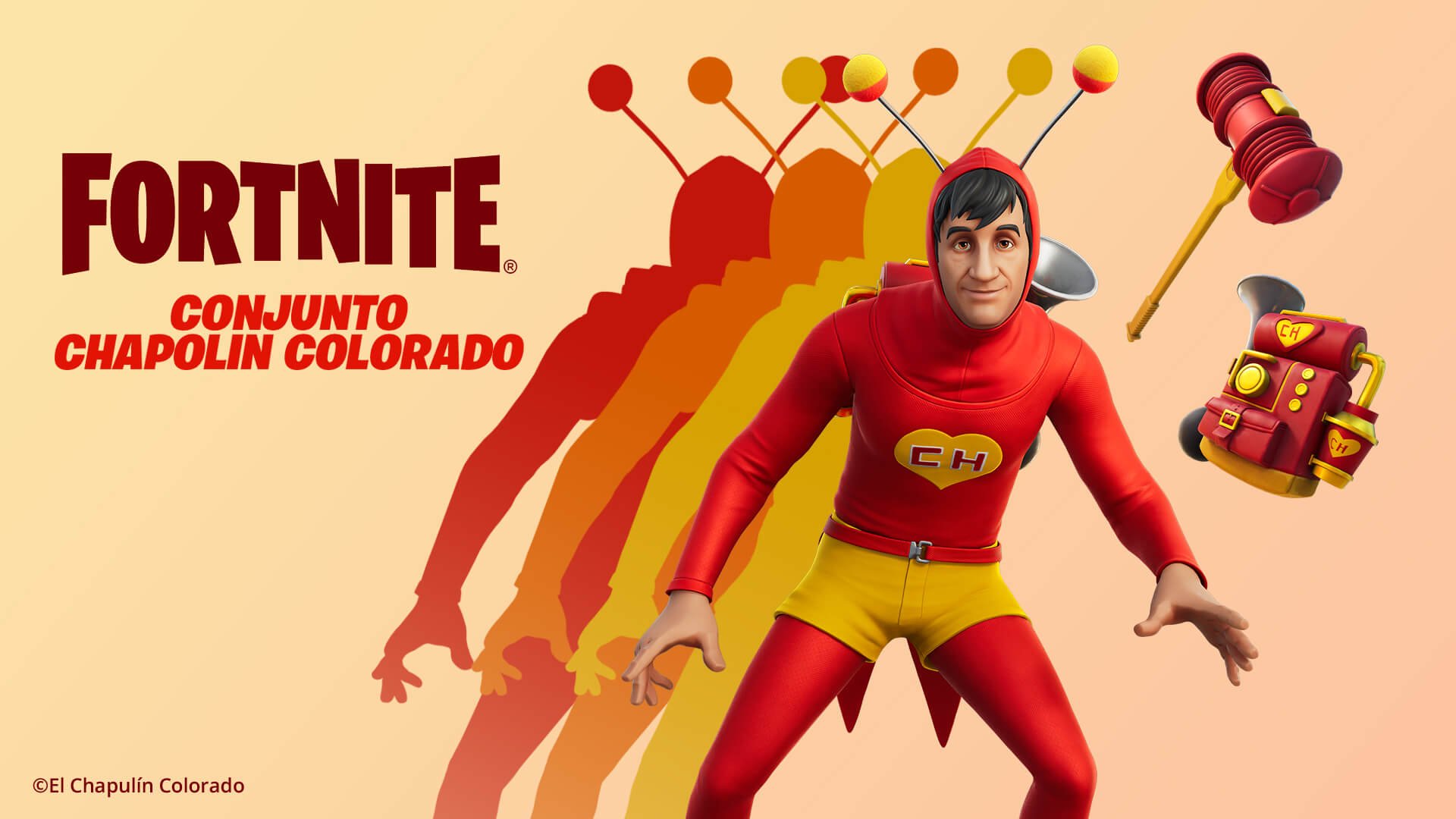 Chapolin Colorado no Fortnite