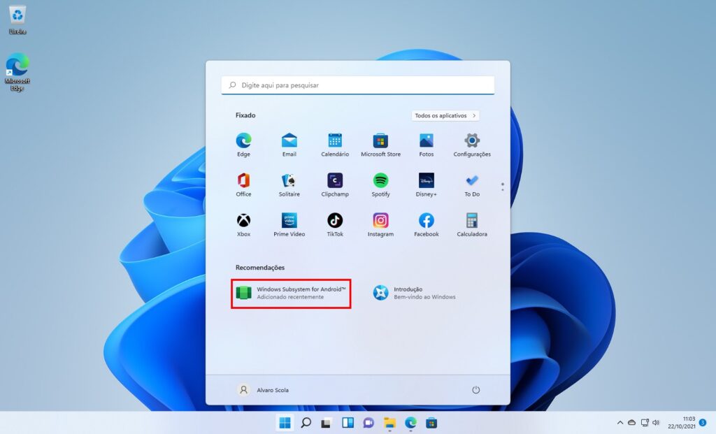 Como rodar apps e jogos do Android no Windows 11 - Passo 9