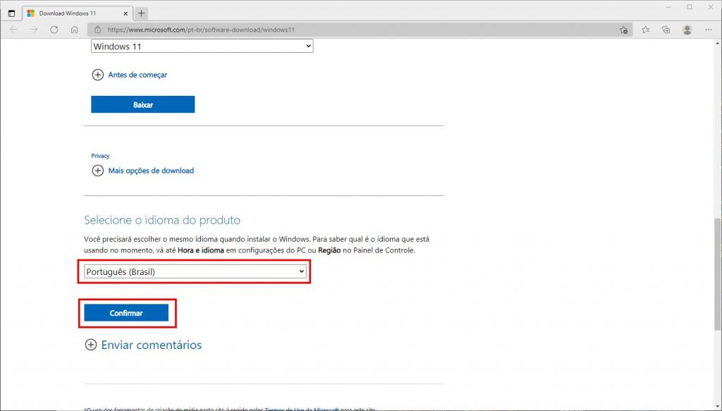 Como forçar o upgrade para o Windows 11 - Passo 2