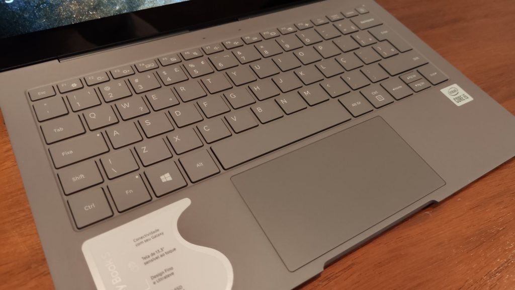 Galaxy Book S - Teclado e touchpad