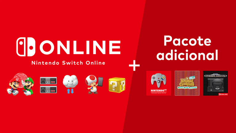 Pacote adicional do Nintendo Switch Online chega no dia 25 de outubro