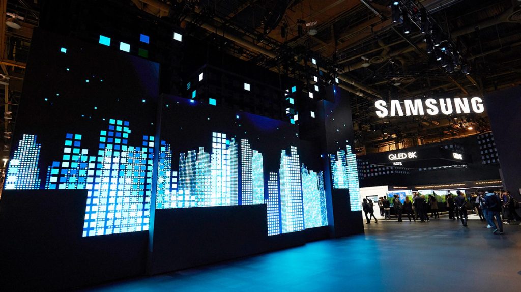 Samsung no evento CES