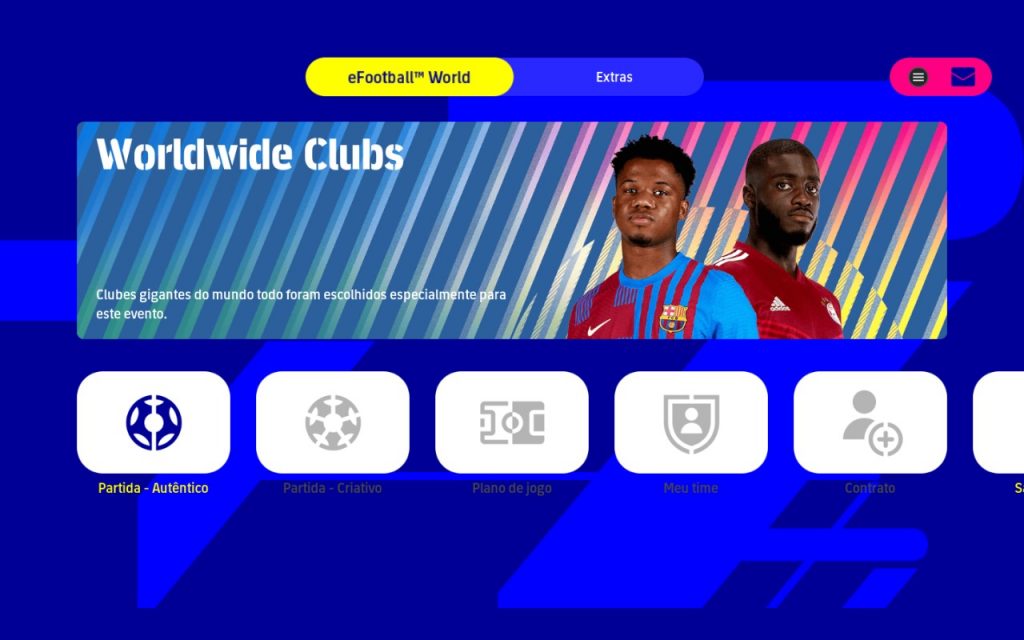 Menu eFootball